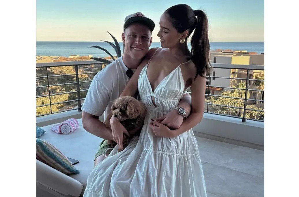 Christian McCaffrey and Olivia Culpo's wedding