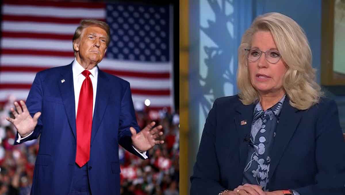 Trump Uses Violent War Images to Attack Liz Cheney