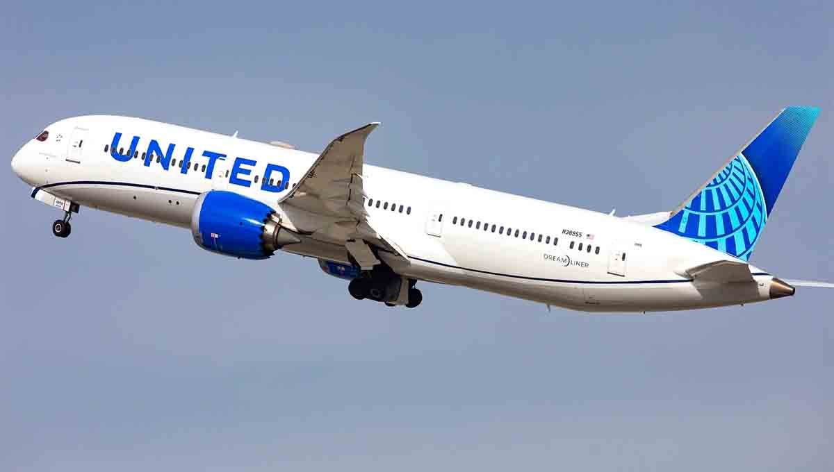 United Airlines flight