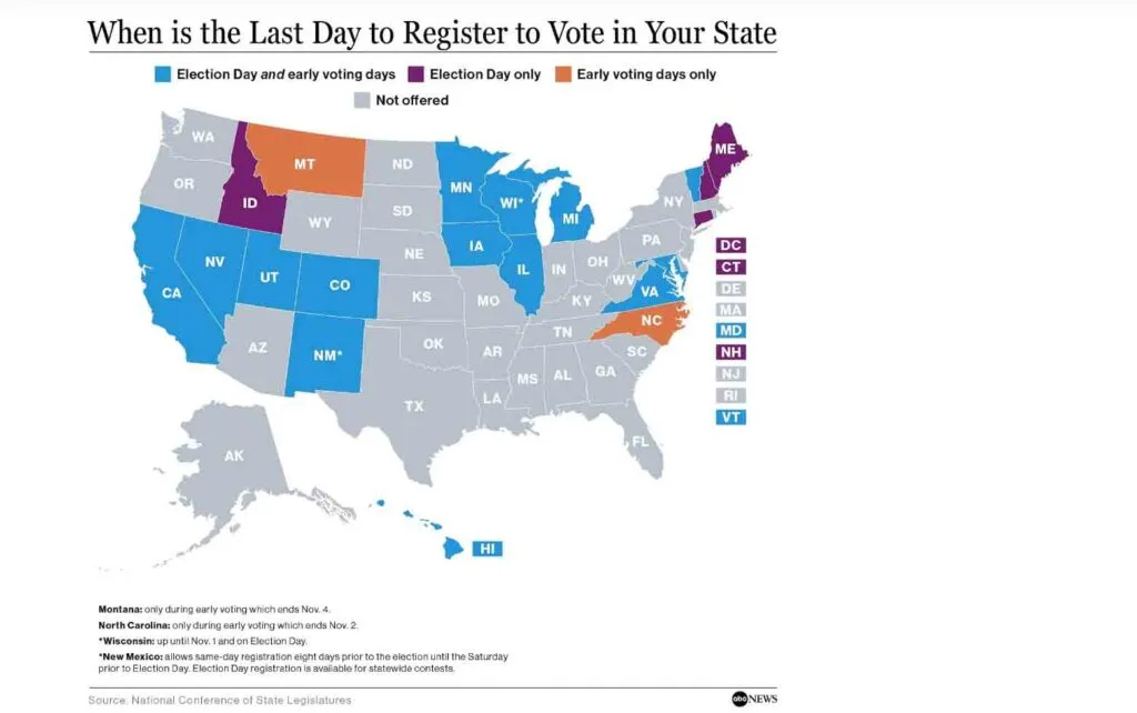 Election 2024 voters can still register Election 2024 voters can still register